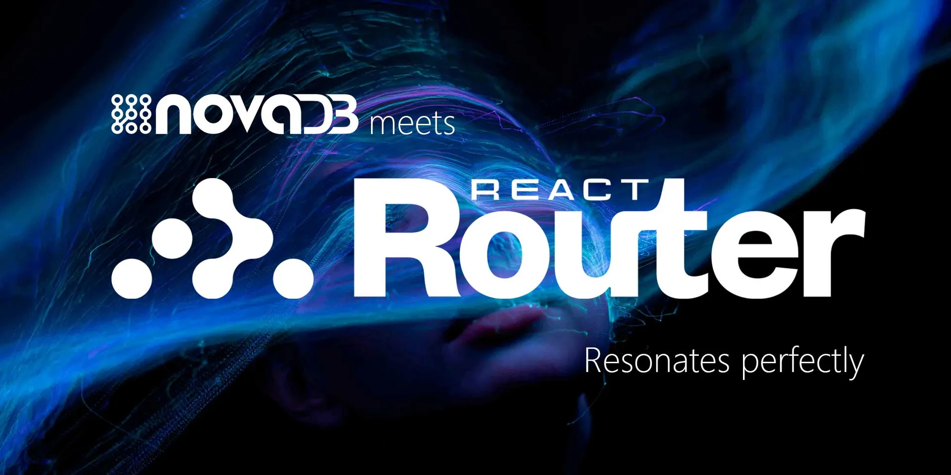 NovaDB trifft React Router KeyVisual